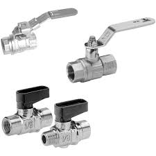 Шаровые краны и запорные клапаны