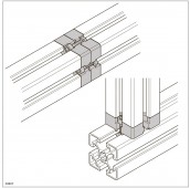Торцевой соединитель 45 Pneu, Т-образный 45 Pneu