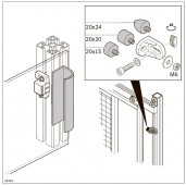 Эластичные упоры. Профильная ручка