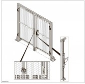 Комплект для сборки сдвоенной двери EcoSafe